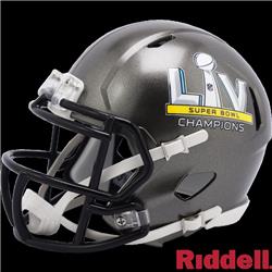 Picture of Riddell 9585530127 Tampa Bay Buccaneers Replica Mini Speed Style Super Bowl 55 Champs Helmet