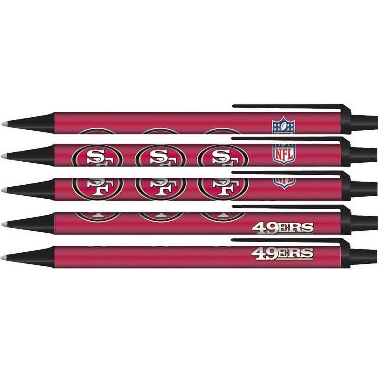San Francisco 49ers Click Style Pen - Pack of 5