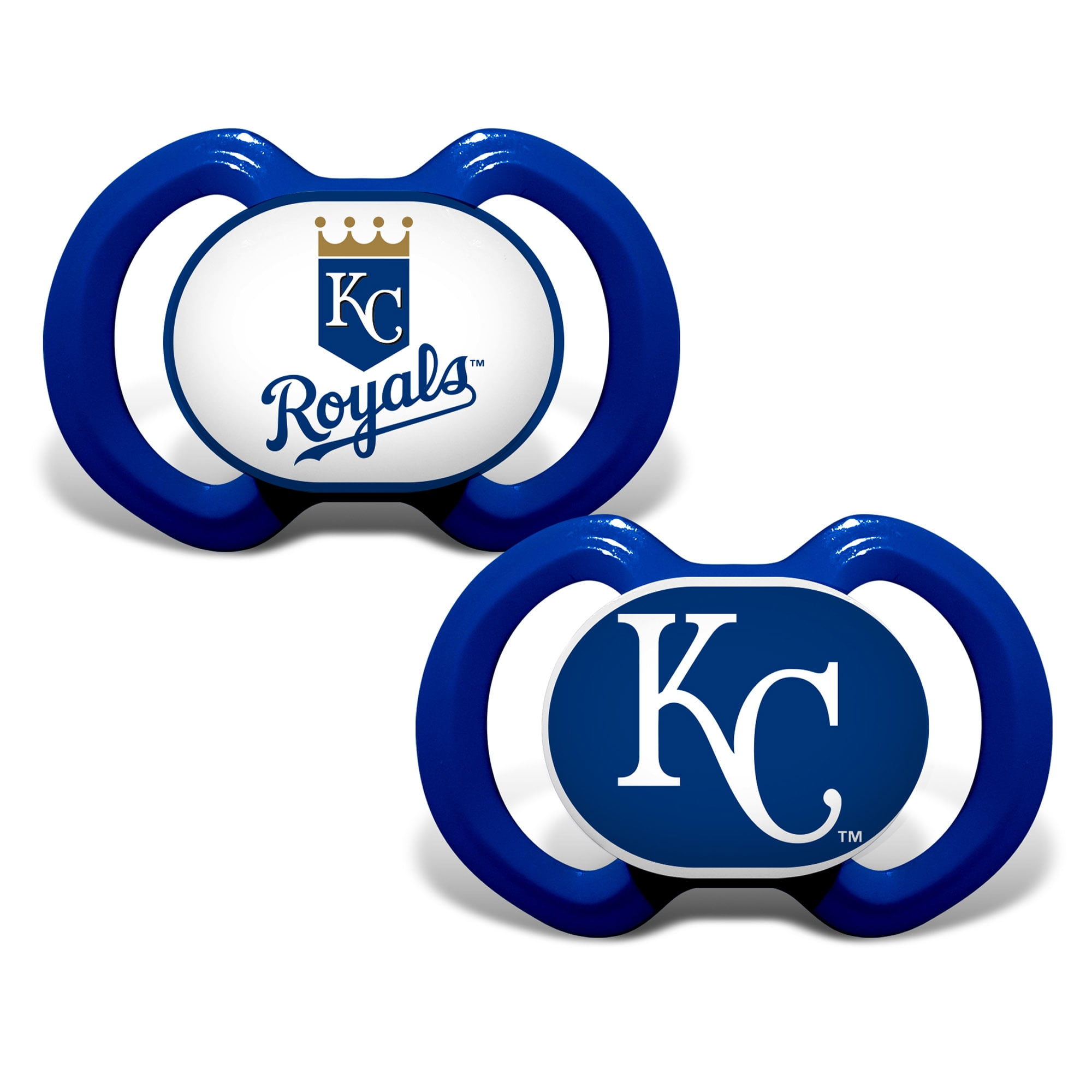 Picture of Caseys 598801218 Kansas City Royals Pacifier - Pack of 2