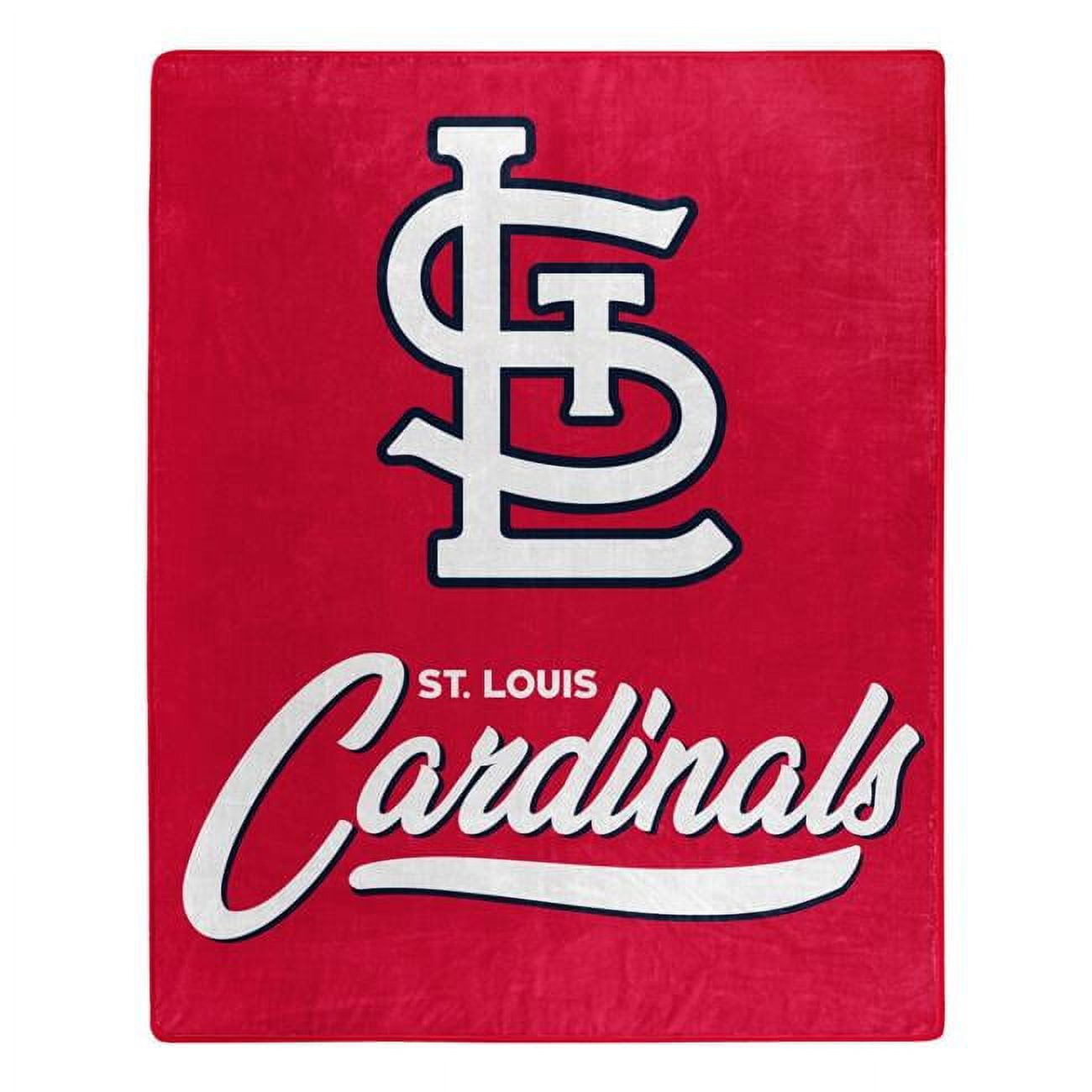 Picture of Caseys 9060426953 50 x 60 in. St. Louis Cardinals Raschel Signature Design Blanket
