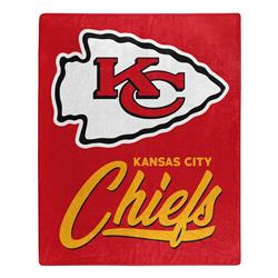 Picture of Caseys 9060426993 50 x 60 in. Kansas City Chiefs Raschel Signature Design Blanket