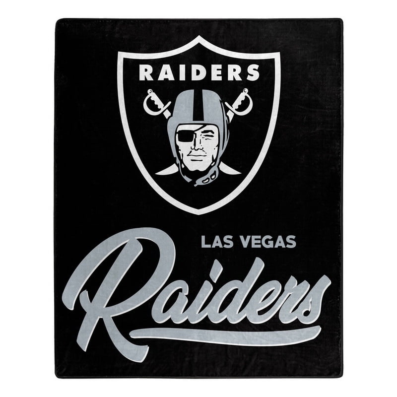 Picture of Caseys 9060427005 50 x 60 in. Las Vegas Raiders Raschel Signature Design Blanket