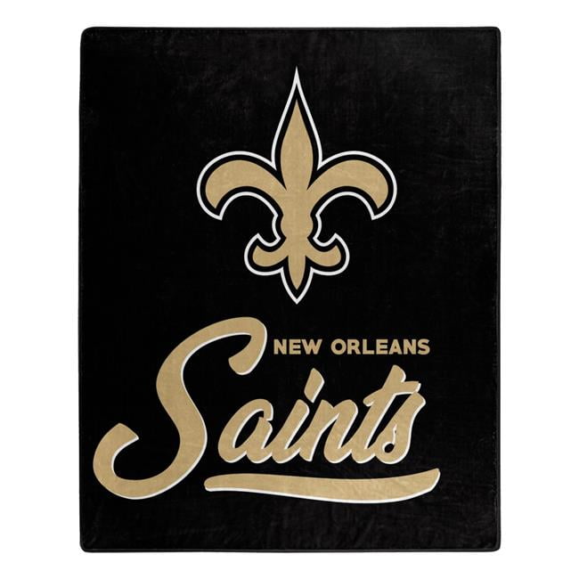 Picture of Caseys 9060427007 50 x 60 in. New Orleans Saints Raschel Signature Design Blanket
