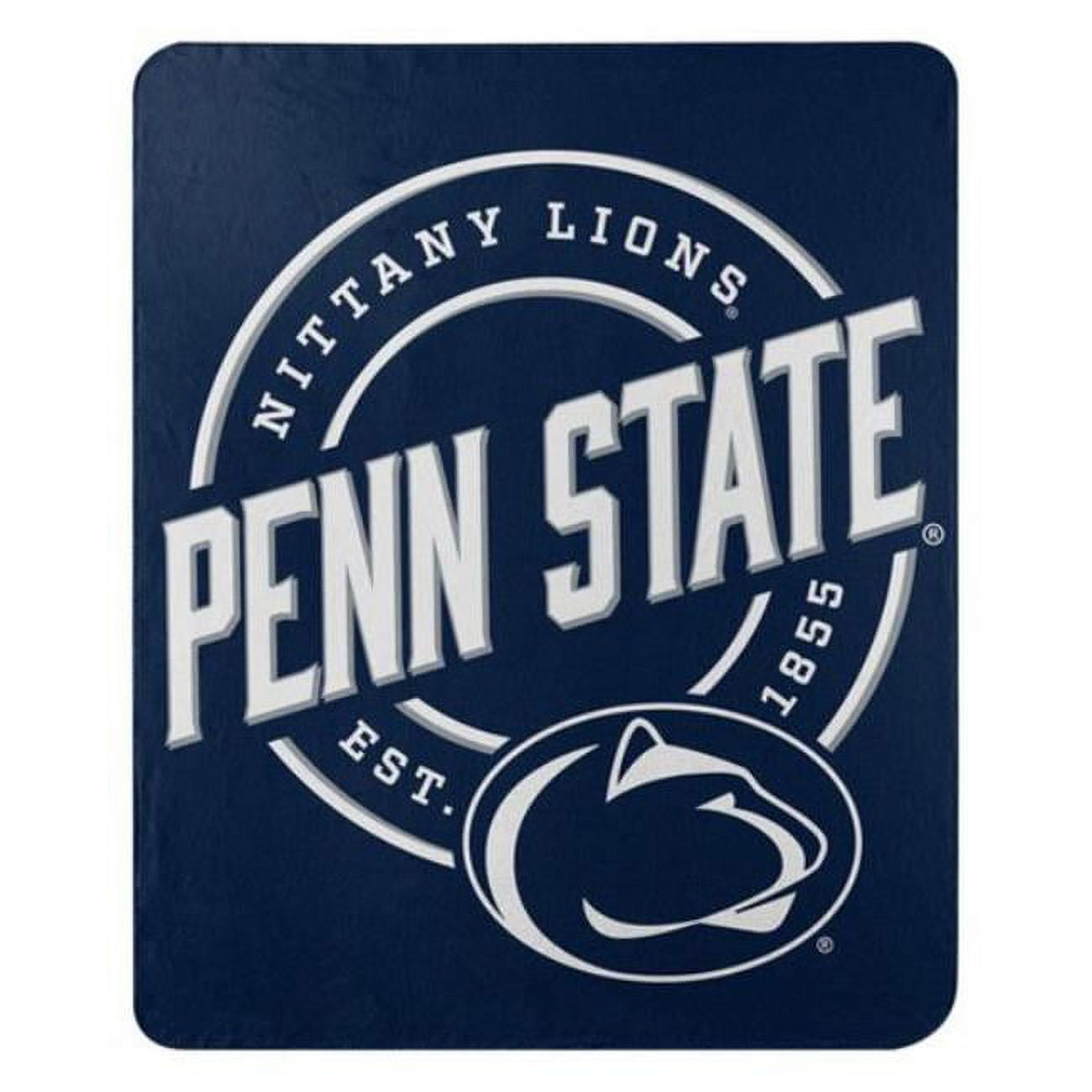 Picture of Caseys 9060427578 50 x 60 in. Penn State Nittany Lions Fleece Campaign Design Blanket