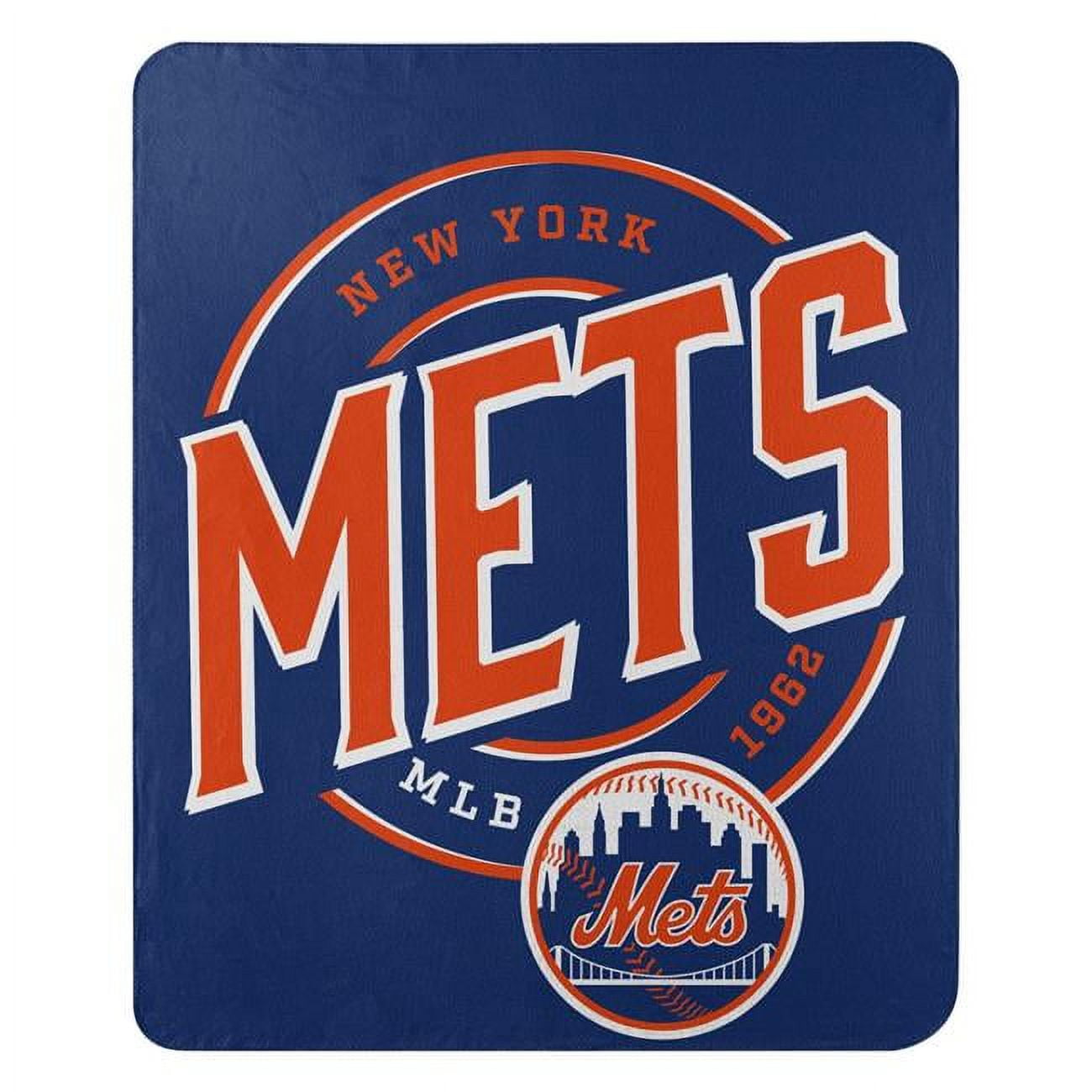 Picture of Caseys 9060427672 50 x 60 in. New York Mets Fleece Campaign Design Blanket