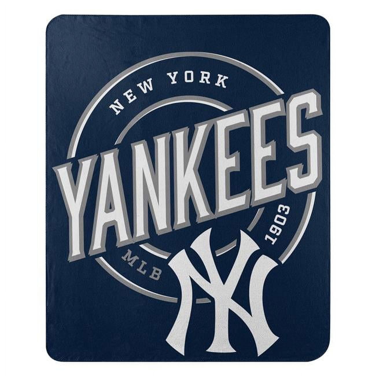 Picture of Caseys 9060427686 50 x 60 in. New York Yankees Fleece Campaign Design Blanket
