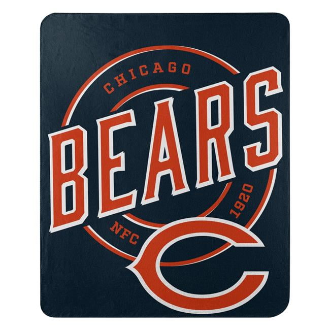 Picture of Caseys 9060427701 50 x 60 in. Chicago Bears Fleece Campaign Design Blanket