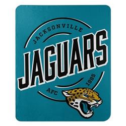 Picture of Caseys 9060427714 50 x 60 in. Jacksonville Jaguars Fleece Campaign Design Blanket