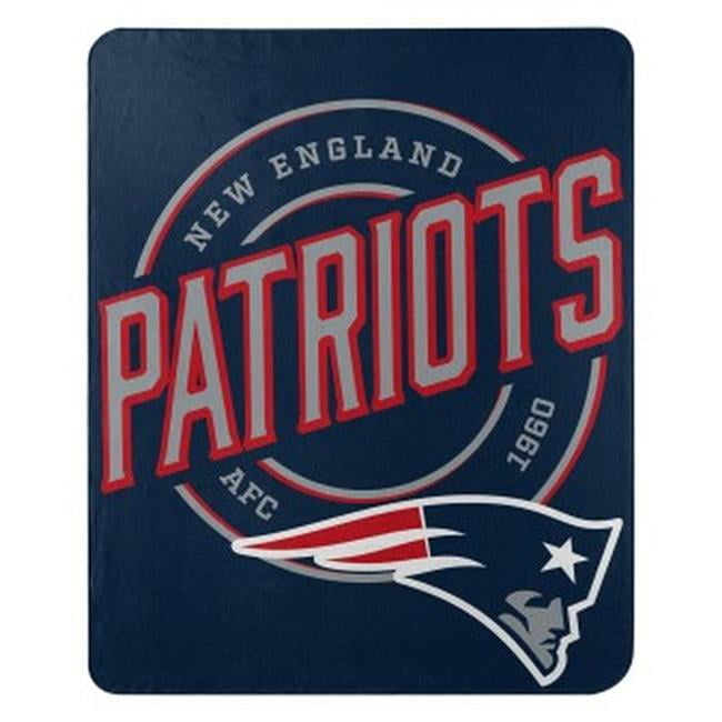 Picture of Caseys 9060427724 50 x 60 in. New England Patriots Fleece Campaign Design Blanket