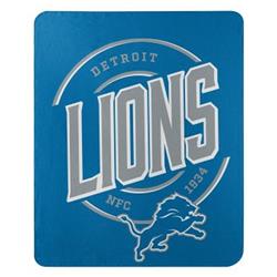Picture of Caseys 9060427730 50 x 60 in. Detroit Lions Fleece Campaign Design Blanket
