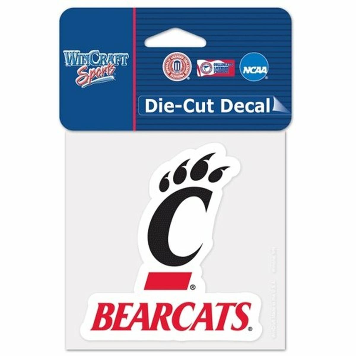 3208557254 4 x 4 in. Cincinnati Bearcats Perfect Cut Decal