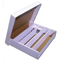 5000 Count 5 Row Cardboard Storage Box, Bundle of 25