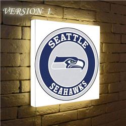 Seattle Seahawks Sign Wall Style Light Up
