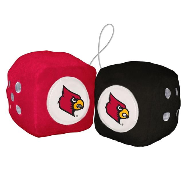 Louisville Cardinals Fuzzy Dice