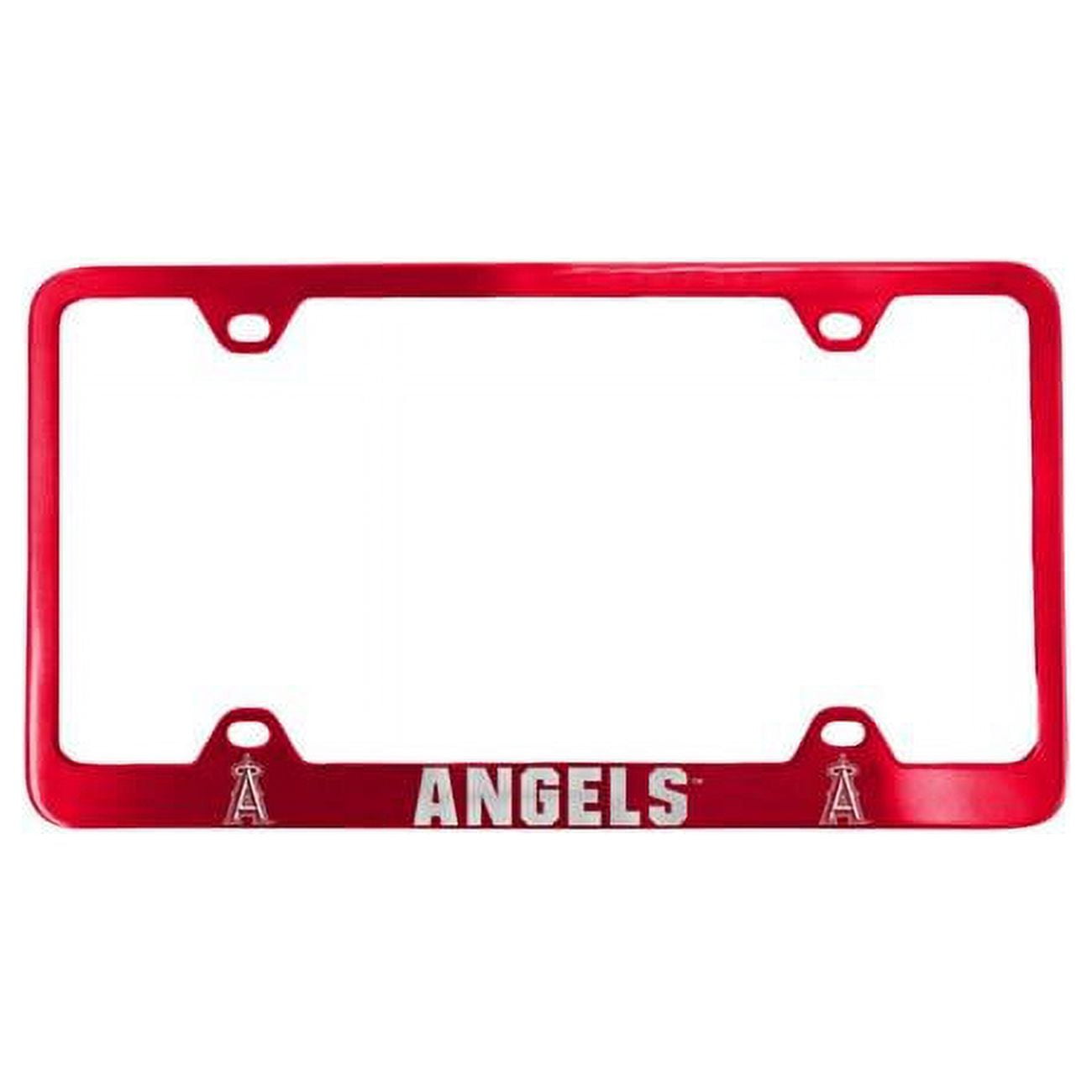 Los Angeles Angels Laser Cut License Plate Frame, Red