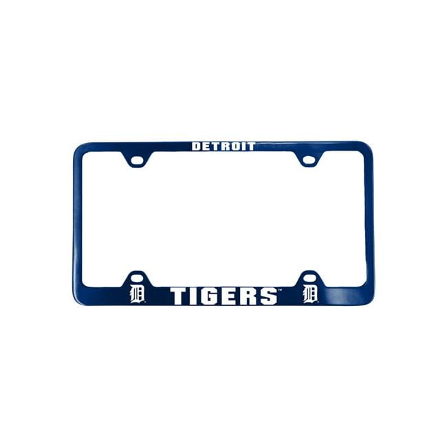 Detroit Tigers Laser Cut License Plate Frame, Blue