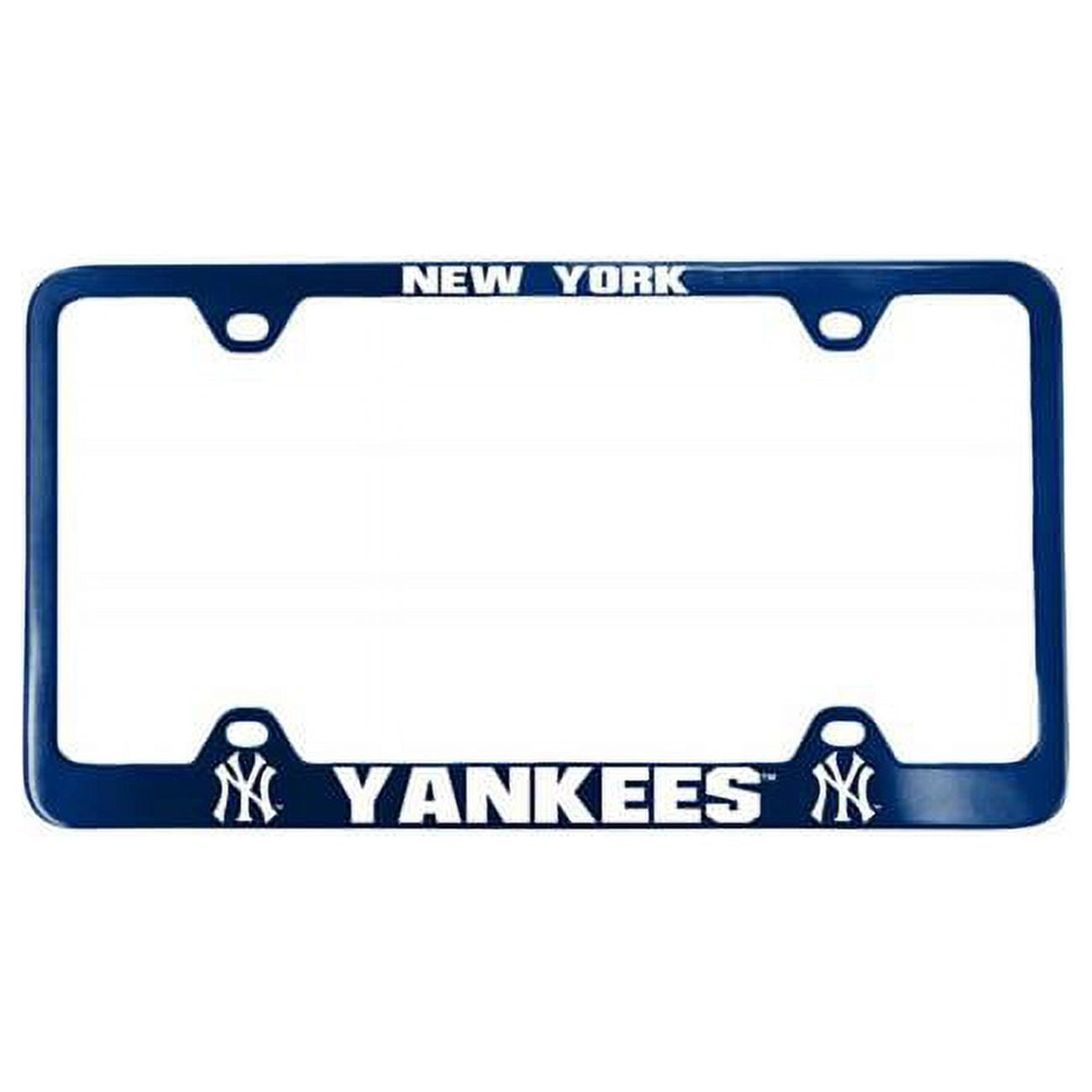 Fremont Die 2324561910 New York Yankees Laser Cut License Plate Frame, Blue -  Fremont Die Consumer Products Inc