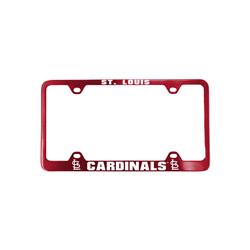 Fremont Die 2324561924 St. Louis Cardinals Laser Cut License Plate Frame, Red