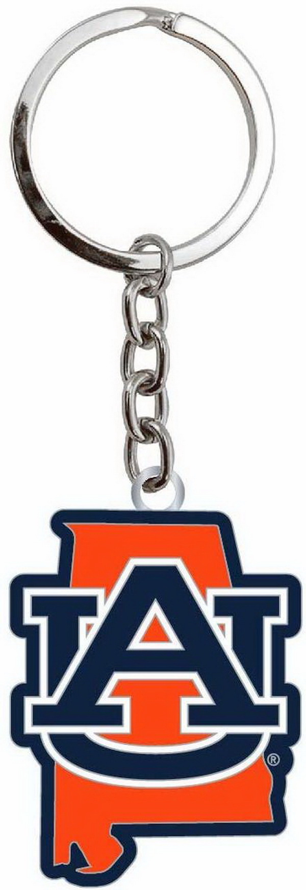 Picture of Amo 6326474160 Auburn Tigers State Design Keychain