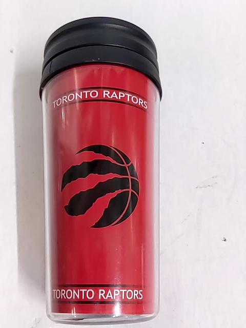 14 oz Toronto Raptors Full Wrap Style Travel Mug