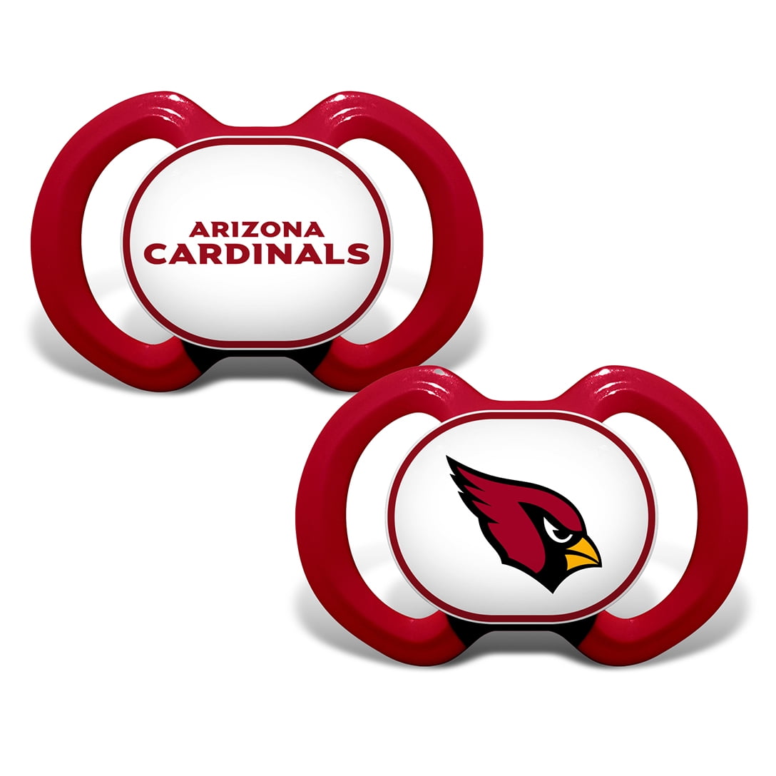 Masterpieces Puzzle 598800541 Arizona Cardinals Pacifier, Pack of 2