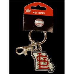 Picture of Amo 6326474556 St. Louis Cardinals State Design Keychain