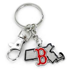 Picture of Amo 6326474600 Boston Red Sox State Design Keychain
