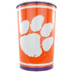 15 in. Clemson Tigers Wastebasket