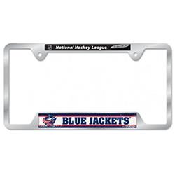 3208573666 NHL Columbus Blue Jackets Frame Metal License Plate