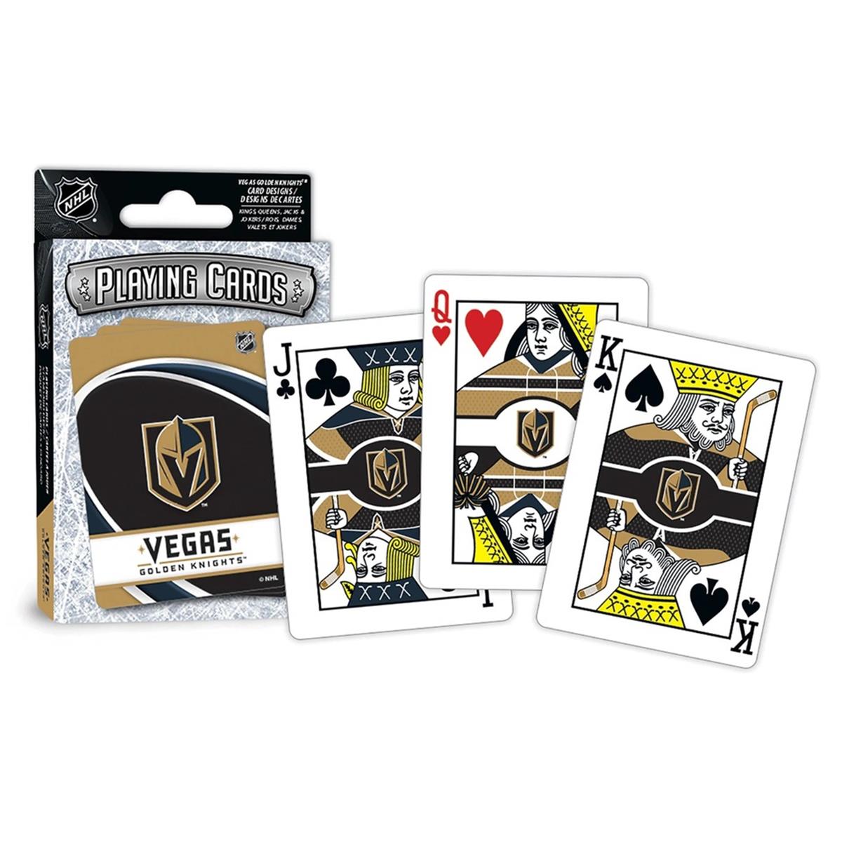 Vegas Golden Knights Playing Cards with Logo