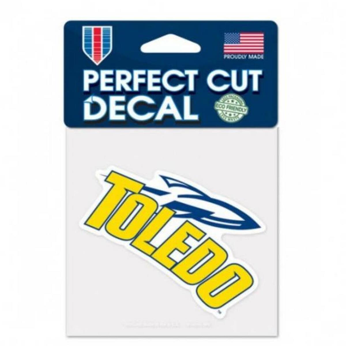 3208548899 4 x 4 in. Toledo Rockets Decal Perfect Color Cut