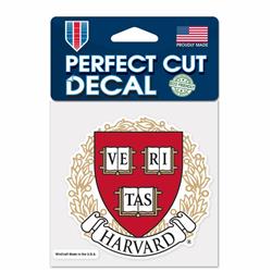 3208550053 4 x 4 in. Harvard Crimson Perfect Cut Color Decal