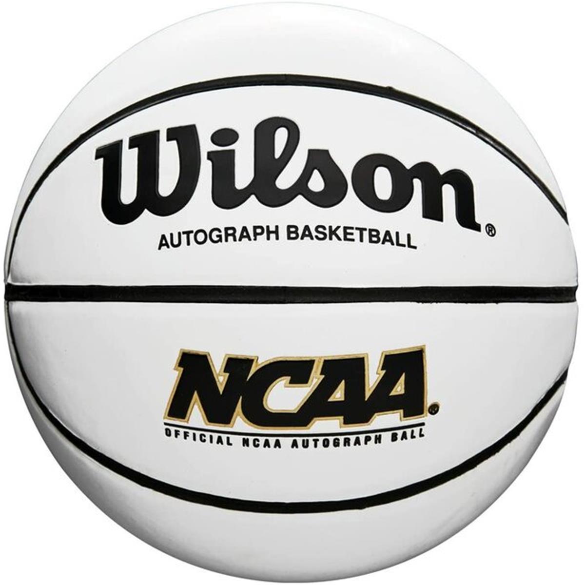 2638857627 NCAA Basketball Wilson Official Size Autographable