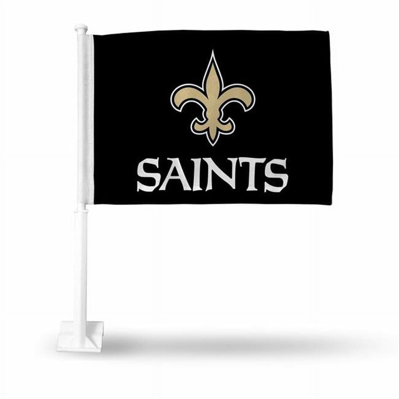 Picture of Caseys 6734535128 7 x 23 x 4 in. New Orleans Saints Car Flag