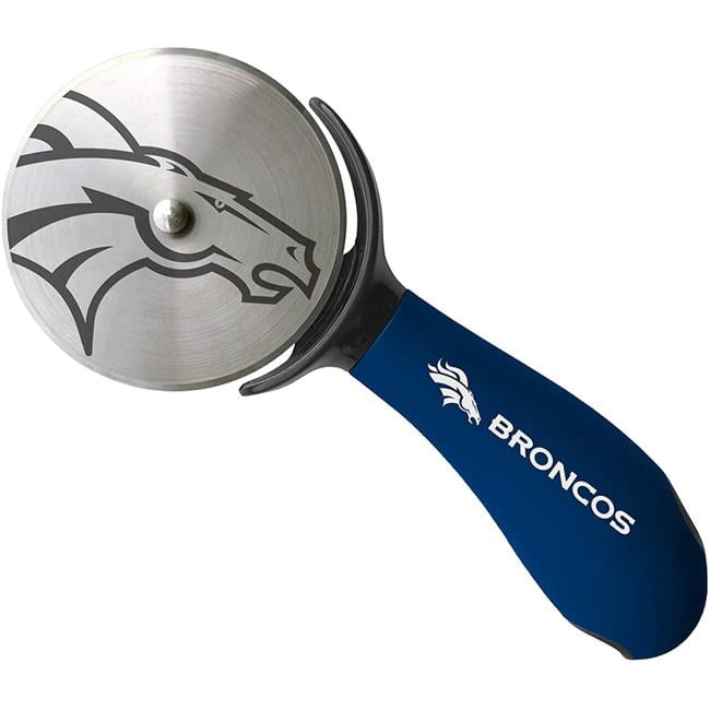 Picture of Caseys 7183101979 13 x 10 in. Denver Broncos Pizza Cutter