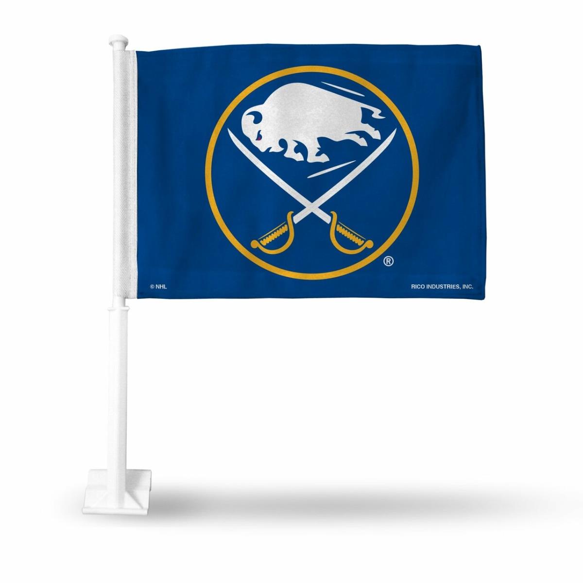 Picture of Rico Industries 1140721275 NHL 16 x 19 in. Buffalo Sabres Double Sided Car Flag
