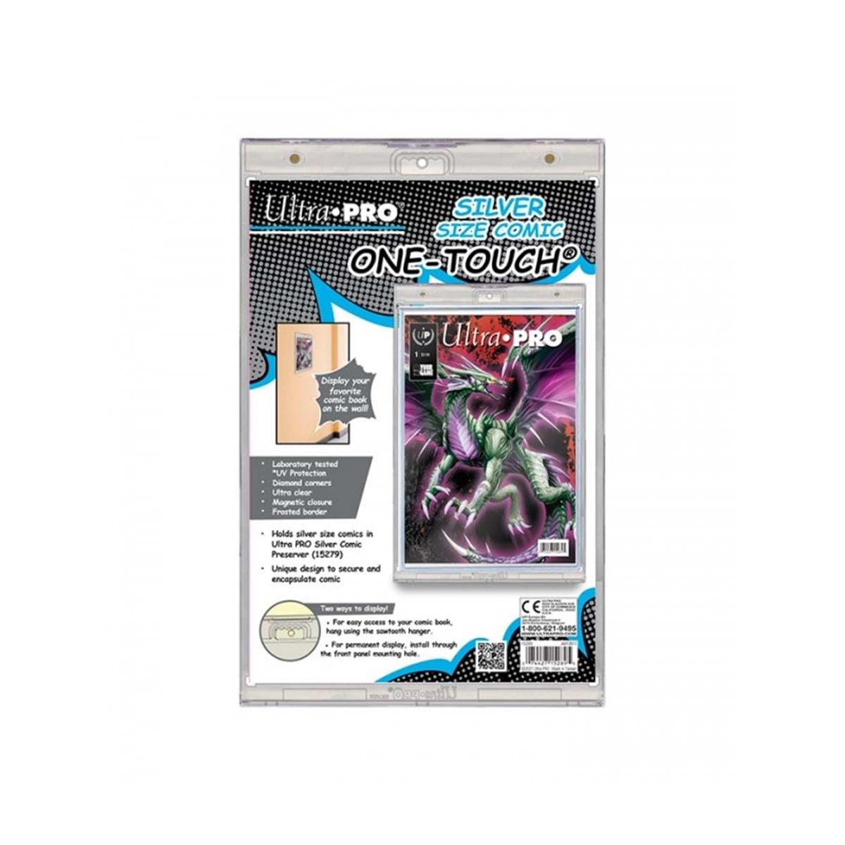 7442715289 Silver Size Comic One-Touch UV Magnetic Holder