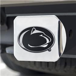 4298905088 NCAA Penn State Nittany Lions Chrome Emblem Hitch Cover