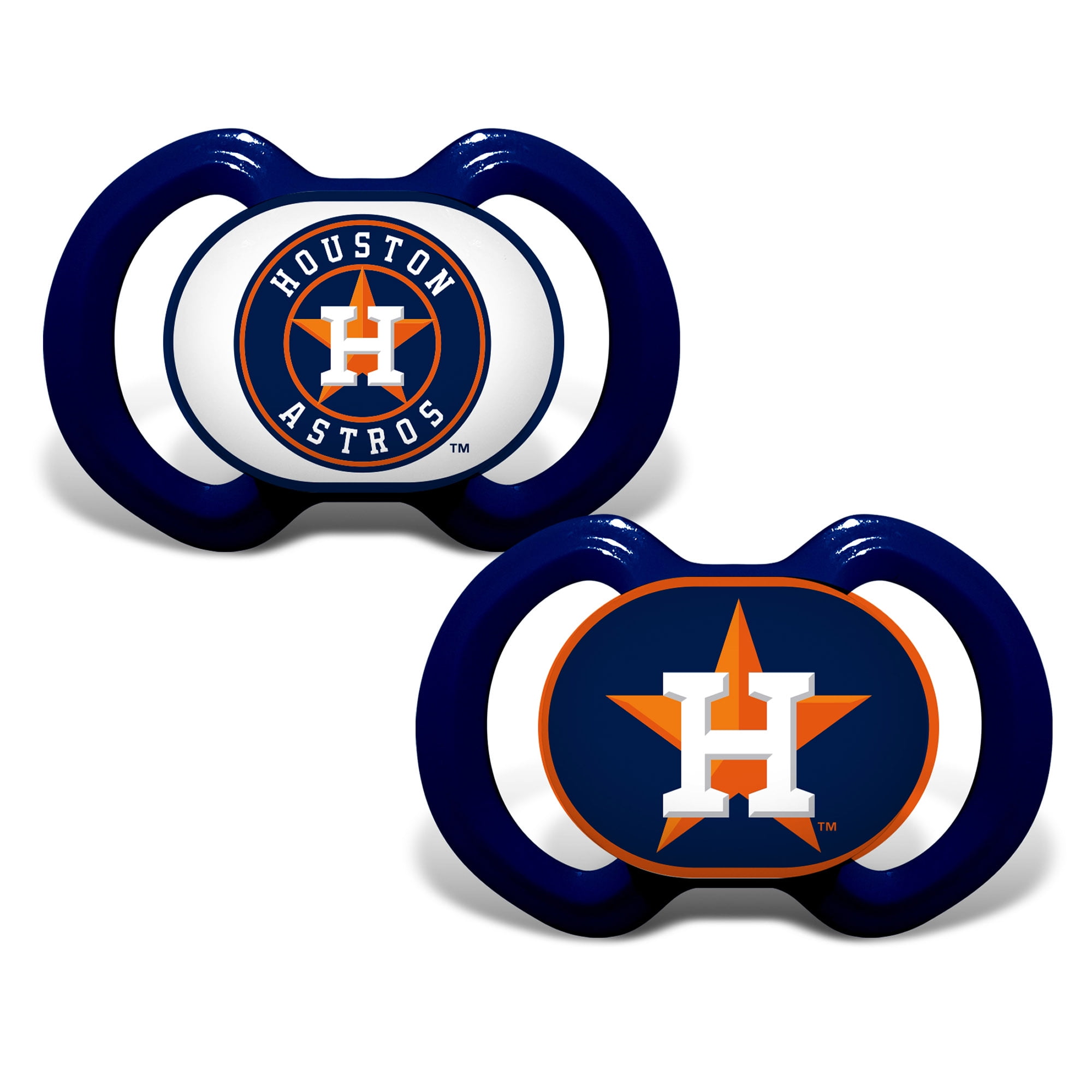 Masterpieces Puzzle 598801173 Major League Baseball Houston Astros Pacifier - Pack of 2