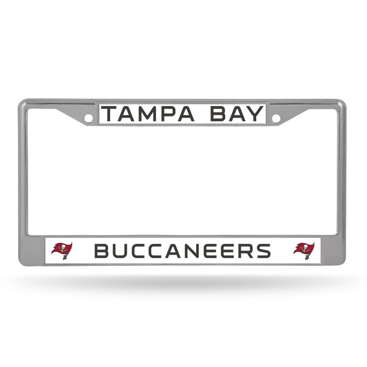 6734585693 NFL Tampa Bay Buccaneers License Plate Frame, Chrome Alternate