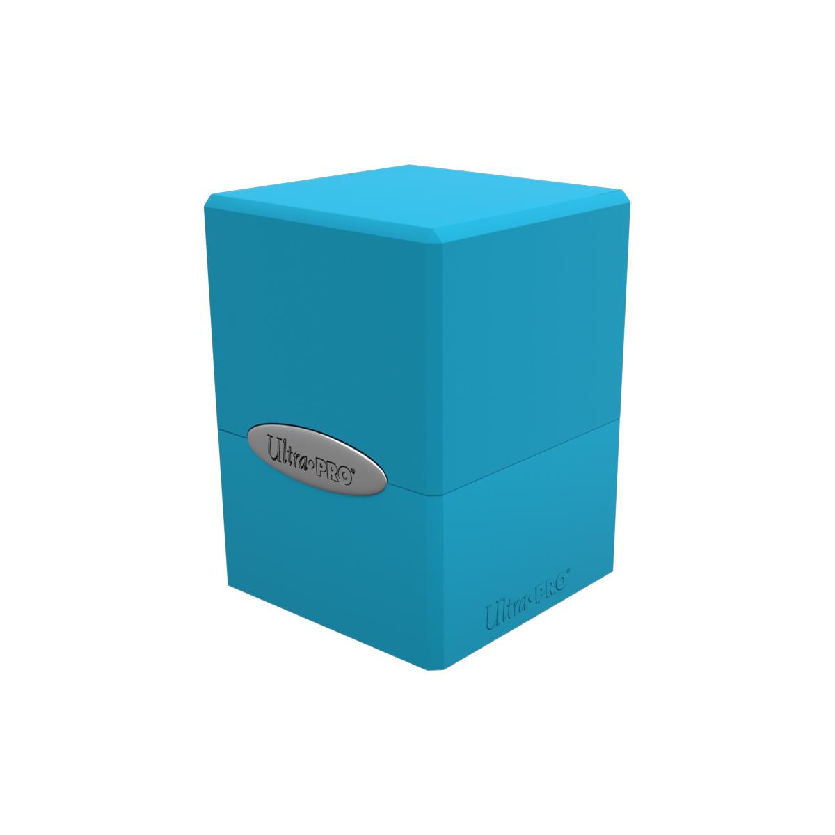Picture of Ultra Pro 7442715589 Deck Box Satin Cube&#44; Sky Blue