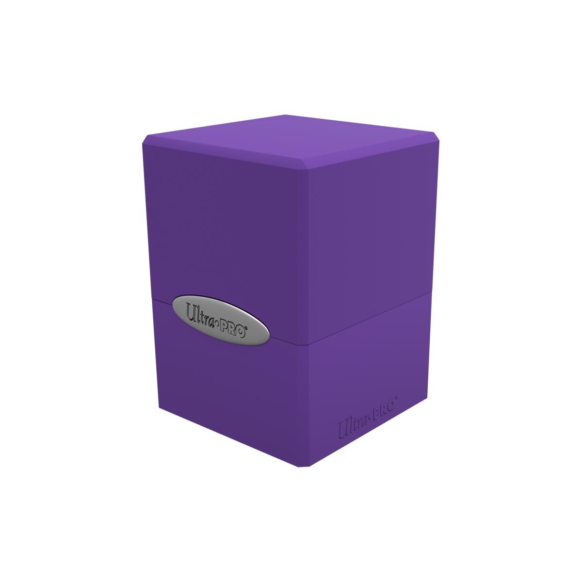 Picture of Ultra Pro 7442715593 Deck Box Satin Cube&#44; Royal Purple