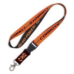 NCAA Oklahoma State Cowboys Lanyard with Detachable Buckle