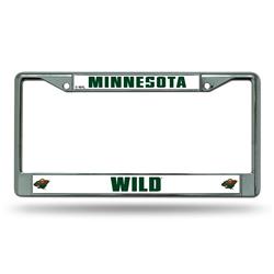 3208573662 NHL Minnesota Wild Metal License Plate Frame