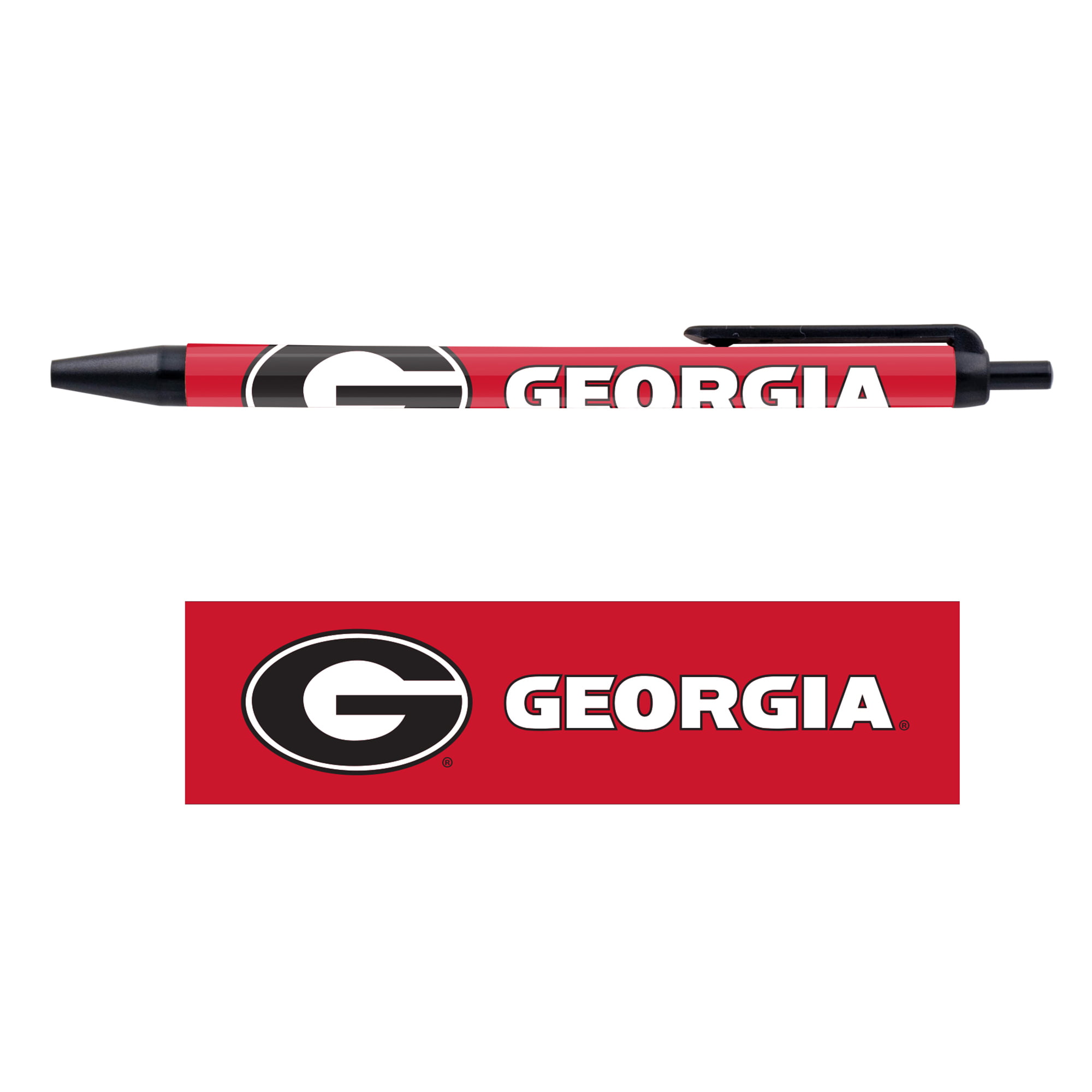Georgia Bulldogs Pens - Pack of 5