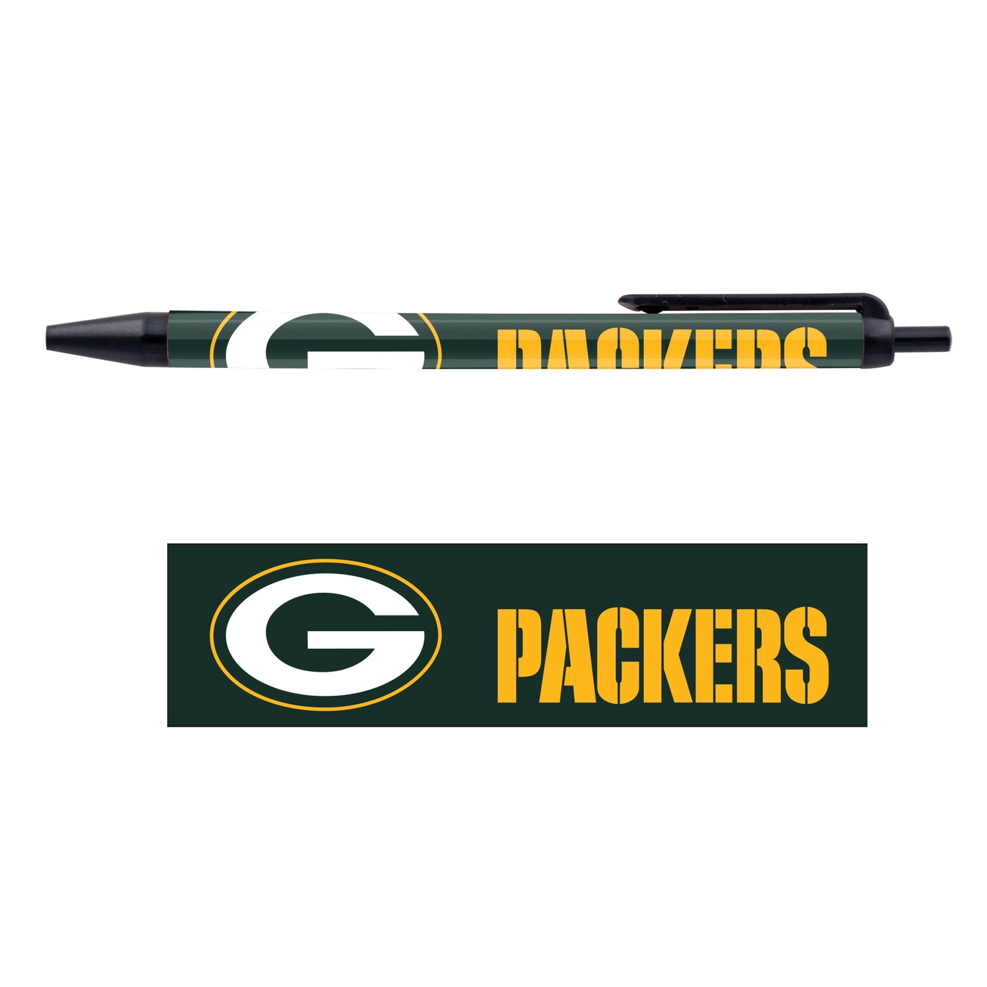 Green Bay Packers Pens - Pack of 5