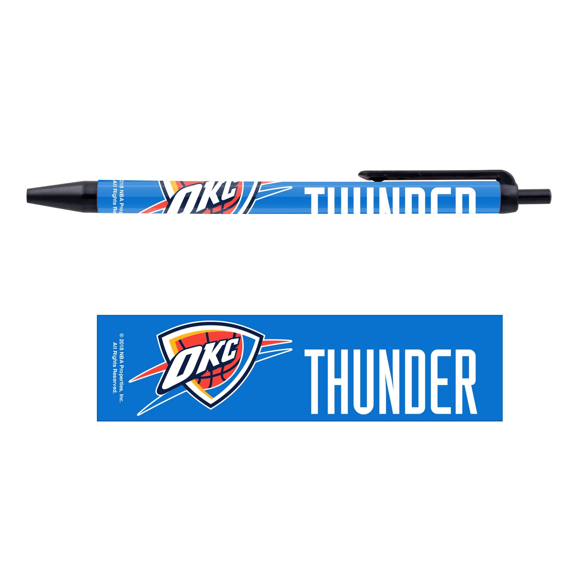 Oklahoma City Thunder Pens - Pack of 5