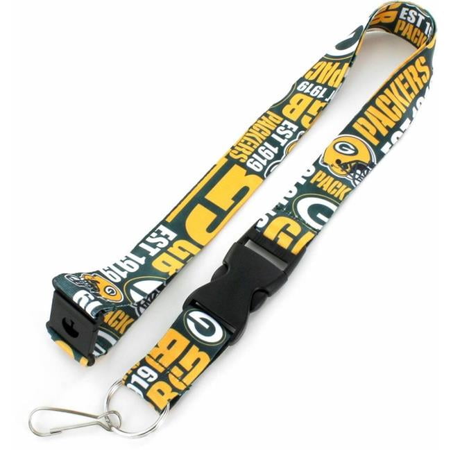 Picture of Amo 6326485863 Green Bay Packers Lanyard Breakaway Style Dynamic Design