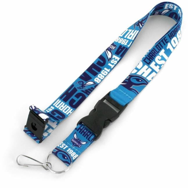 Picture of Amo 6326489305 Charlotte Hornets Lanyard Breakaway - Style Dynamic Design
