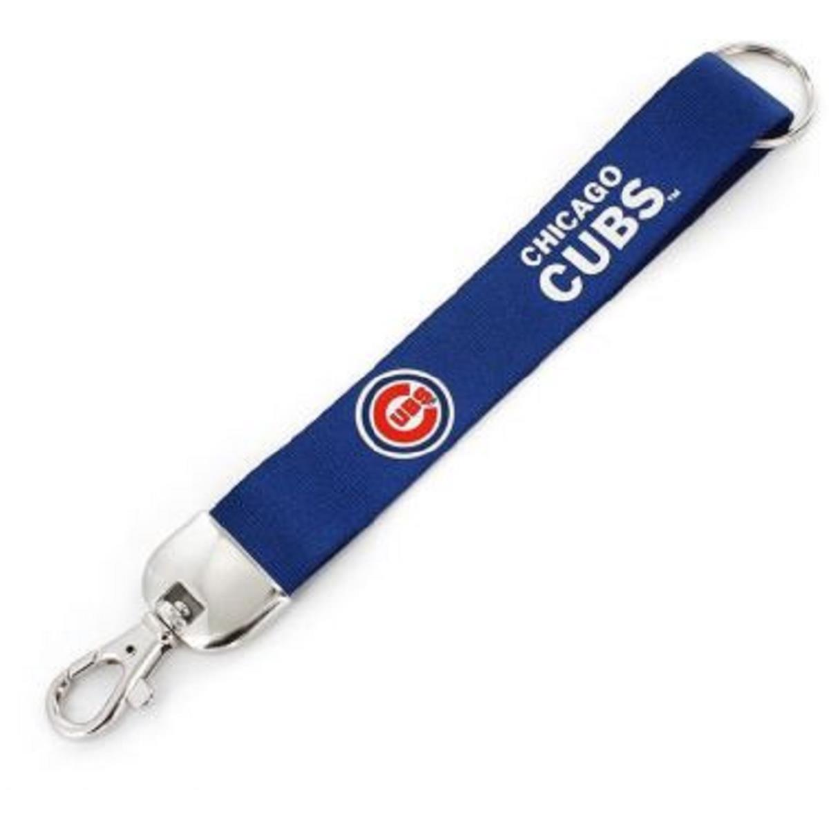 Picture of Amo 6326458083 Chicago Cubs Wristlet Keychain Deluxe